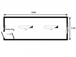 Блок-контейнер 6м жилой для строительных объектов в Таловой